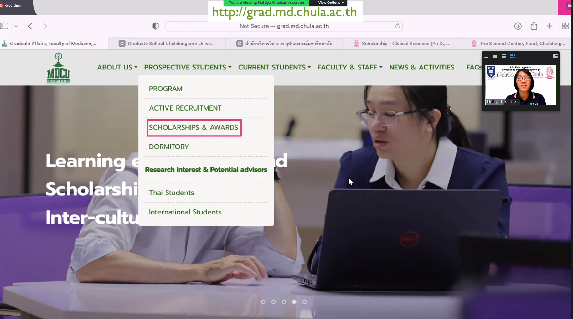 Graduate Affairs, Faculty of Medicine, Chulalongkorn University