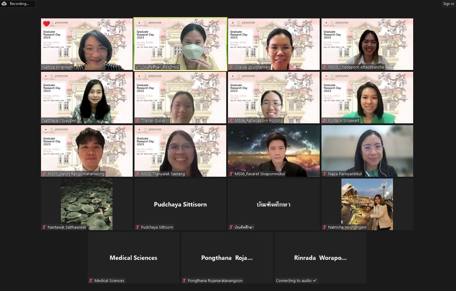 Graduate Affairs, Faculty of Medicine, Chulalongkorn University