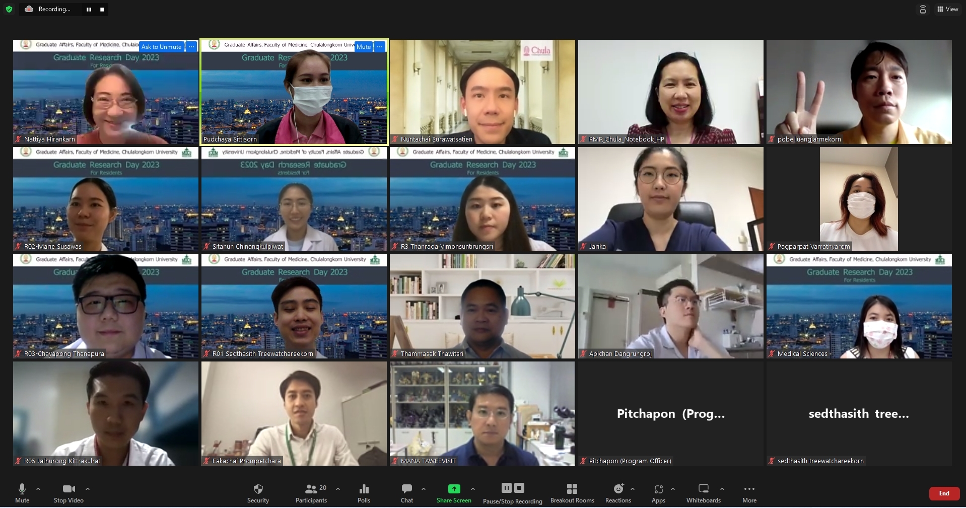 Graduate Affairs, Faculty of Medicine, Chulalongkorn University